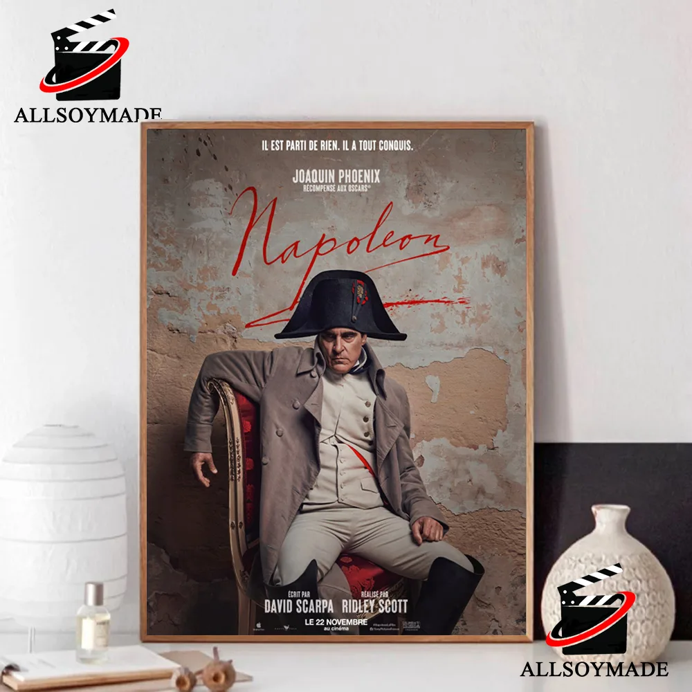 New Ridley Scott Napoleon Poster, Napoleon Movie Poster - Allsoymade