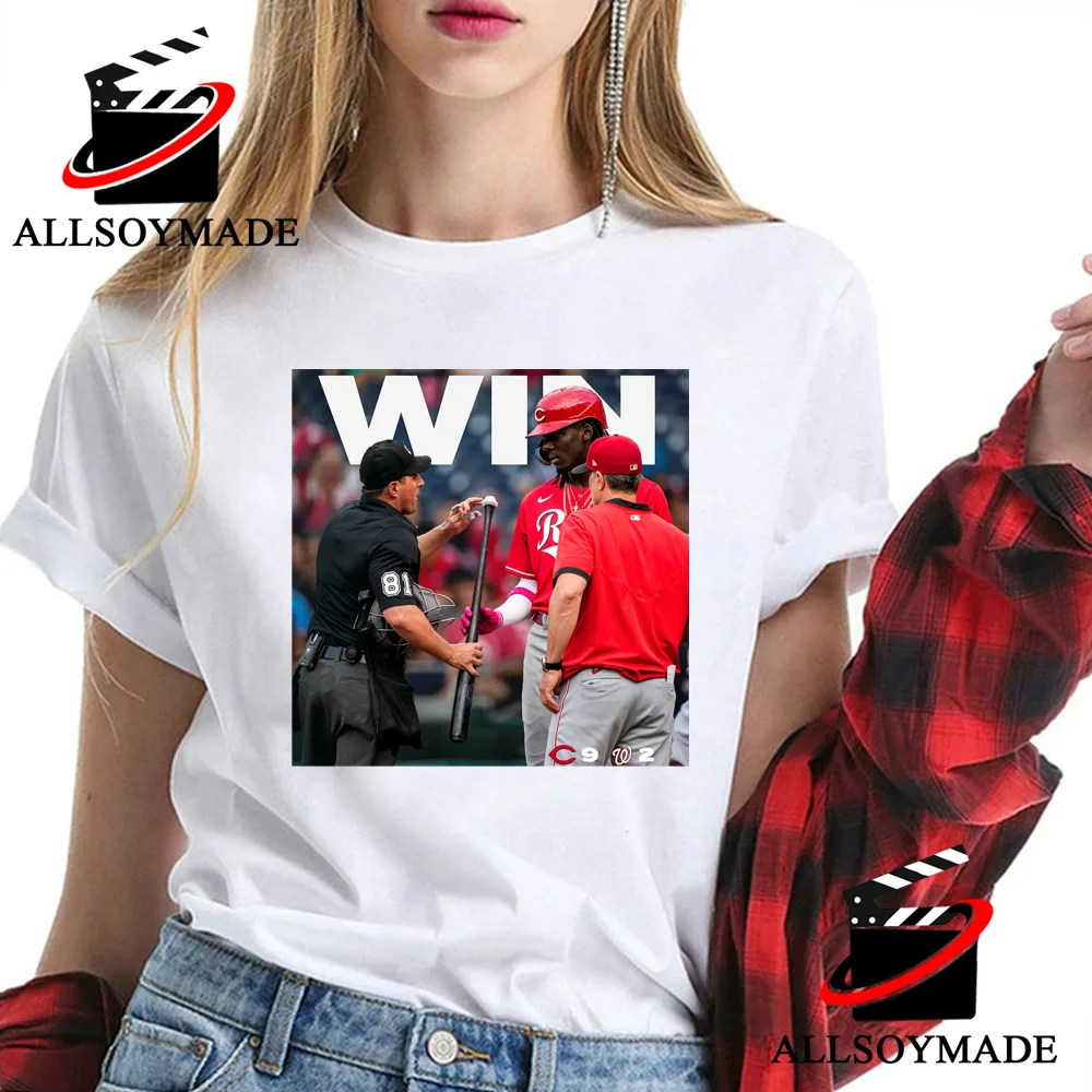 Hot Bats Baseball Cincinnati Reds T Shirt Mens - Allsoymade