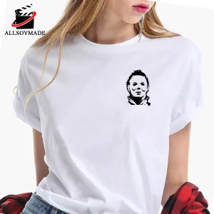 Cheap Halloween Michael Myers T Shirt, Halloween Gifts For Adults 1