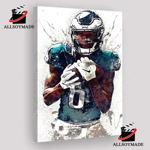 Cheap NFL Philadelphia Eagles Devonta Smith Poster Wall Art, Philadelphia  Eagles Merchandise - Allsoymade