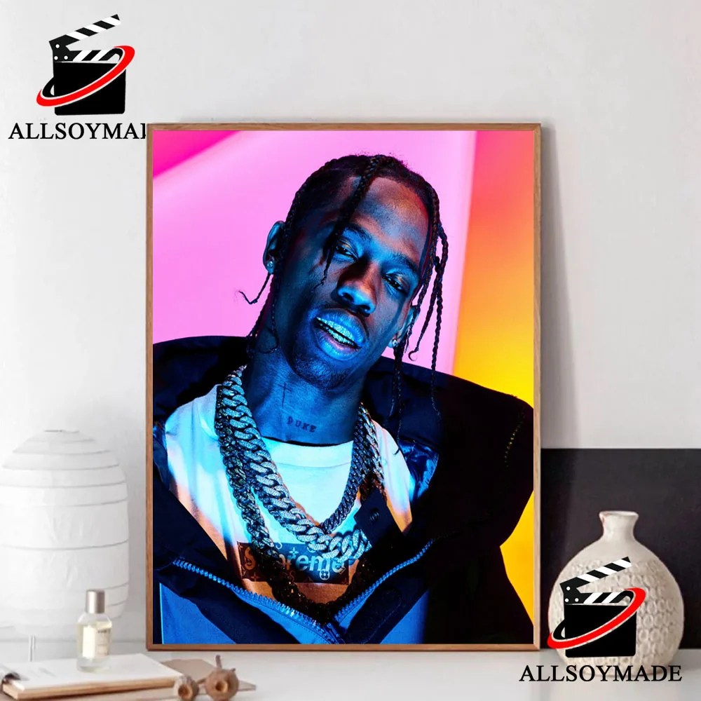 New A24 Action Oriented Film Travis Scott Poster - Allsoymade