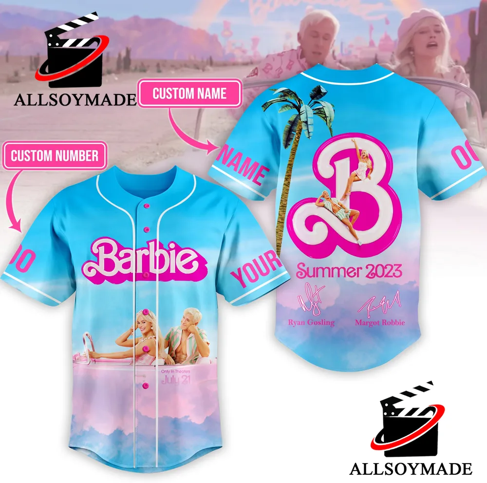 Barbie Jersey Shirt Barbie Baseball Jersey Barbie T Shirt Womens