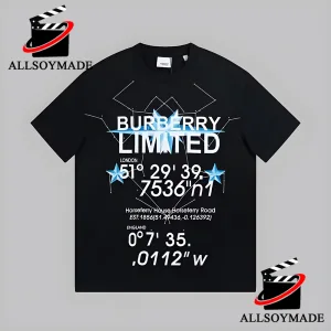 Limited Burberry Horseferry Shirt, Mens Black Burberry Shirt