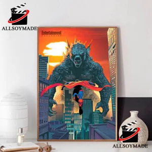 New DC Movie Superman Justice League Vs Godzilla Vs Kong Poster