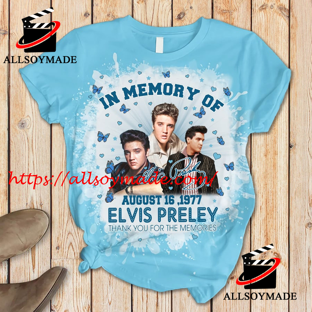 Unique In Memory Of Vintage Elvis Presley Shirt, Men Elvis T Shirt