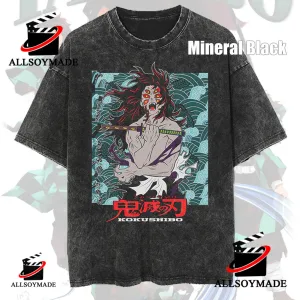 Cheap Vintage Anime Demon Slayer Kokushibo Shirt, Cool Demon Slayer Merchandise