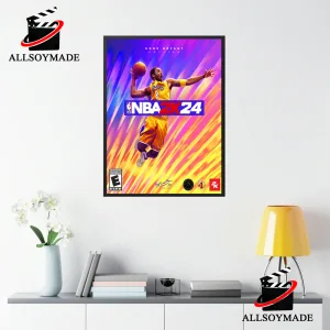 Kobe Bryant NBA2k24 Poster, Los Angeles Lakers Kobe Bryant Poster (2)