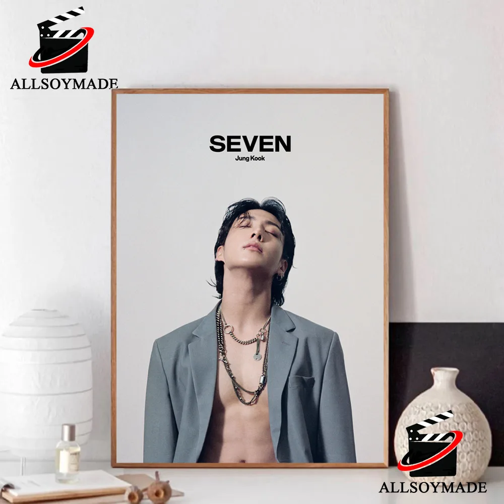 New Concept Photo JungKook Seven Poster, JungKook BTS Poster