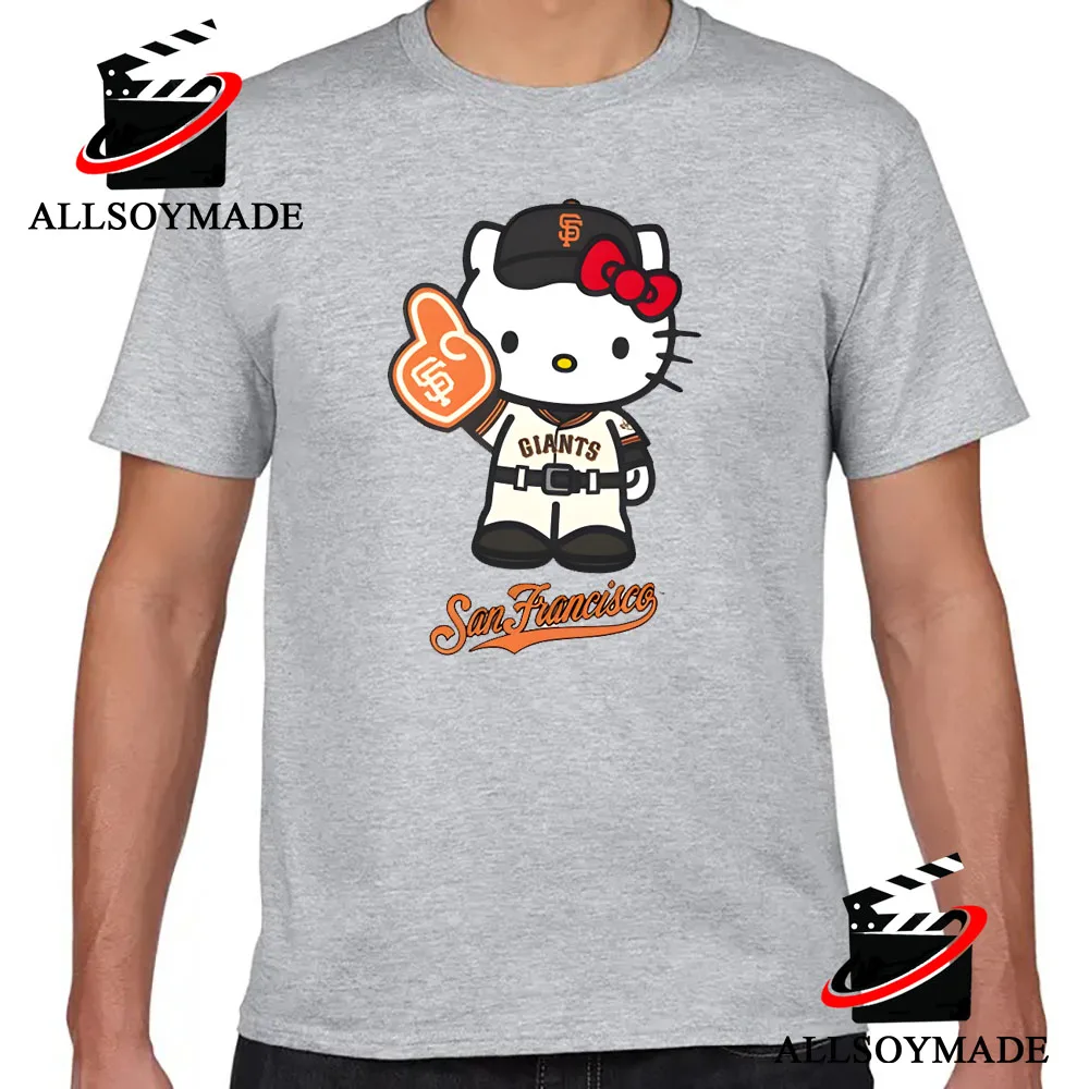 Cute Hello Kitty Giants T Shirt, Cheap Baseball Team San Francisco