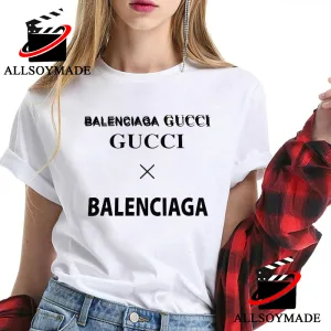 Basic Gucci Balenciaga T Shirt, Cheap Gucci T Shirt Womens