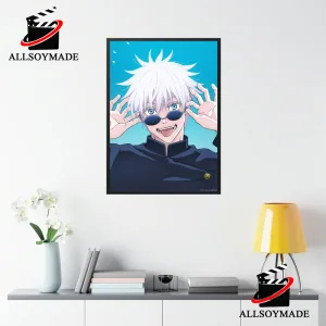 Funny Team Gojo Jujutsu Kaisen Poster Wall Art, Jujutsu Kaisen Merchandise  - Allsoymade