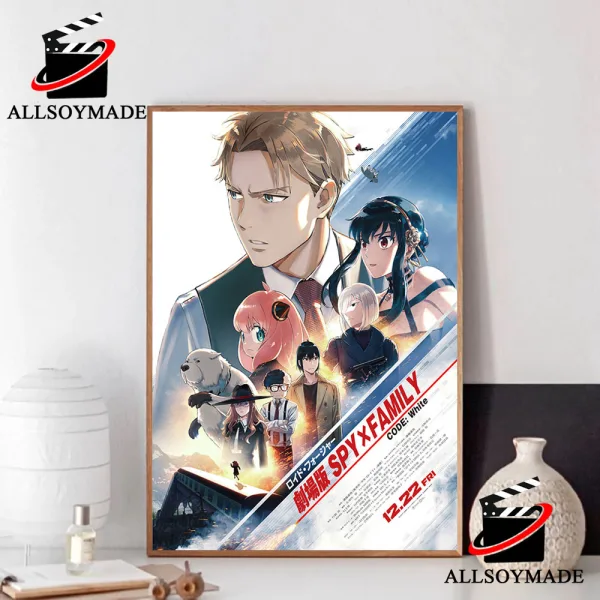Collaboration Visual Spy x Family Code White And Mission Impossible Poster, Spy x Family Code White Poster