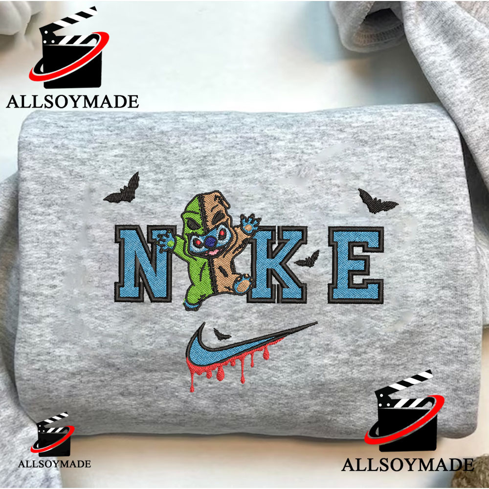 Cheap Stitch in Devil Nike Halloween Embroidered Sweatshirt, Horror  Character Nike Halloween Hoodie - Allsoymade