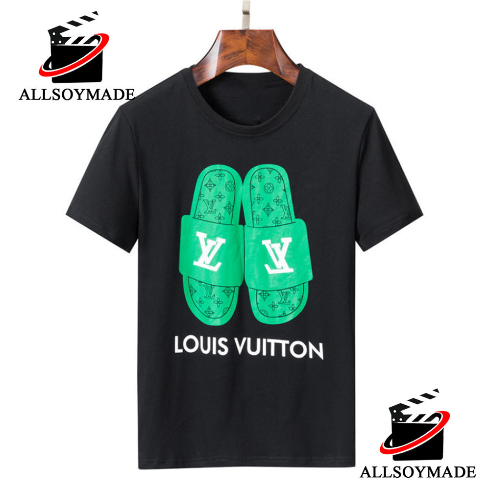 Cheap Monogram Black Logo Louis Vuitton T Shirt Womens, Louis Vuitton Mens  T Shirt - Allsoymade