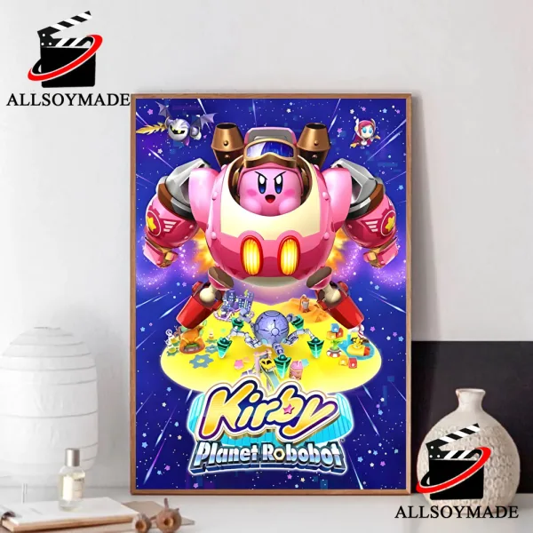 Cheap Kirby Planet Robobot Poster, Nintendo Kirby Poster