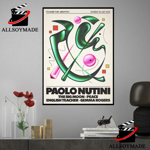 Cheap Paolo Nutini Show The Big Moon Peace English Teacher Gemma Rogers Poster