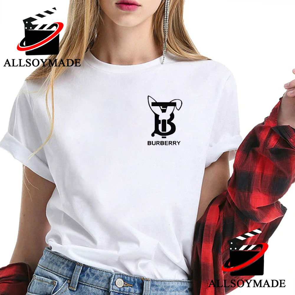 Cheap Logo Thomas Burberry T Shirt Womens, Black T Shirt Allsoymade