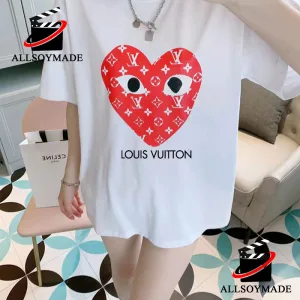 Louis Vuitton Logo Chain Short Sleeves T-Shirt Tops Women XS Black