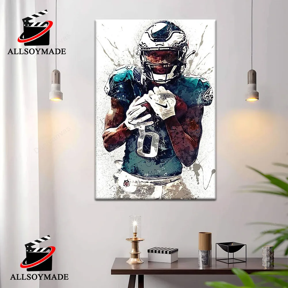 DeVonta Smith Philadelphia Eagles football poster design shirt