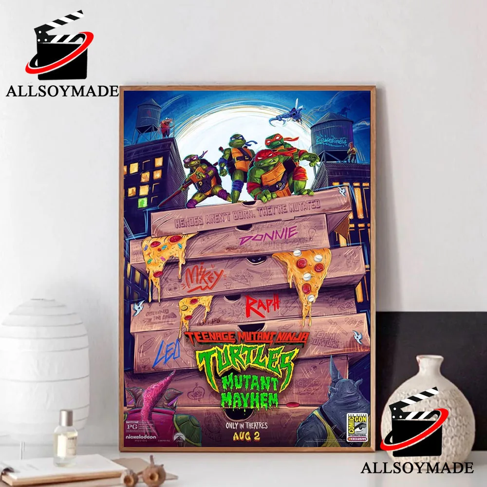 Poster Teenage Mutant Ninja Turtles - Turtles in Action, Wall Art, Gifts &  Merchandise