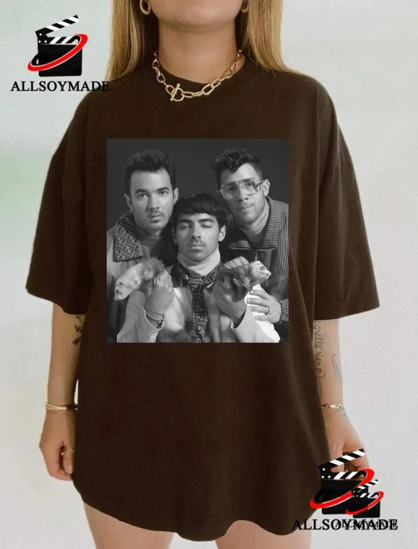 Vintage Pop Rock Band Super Star Jonas Brothers T Shirt, Cheap Jonas Brothers Merchandise