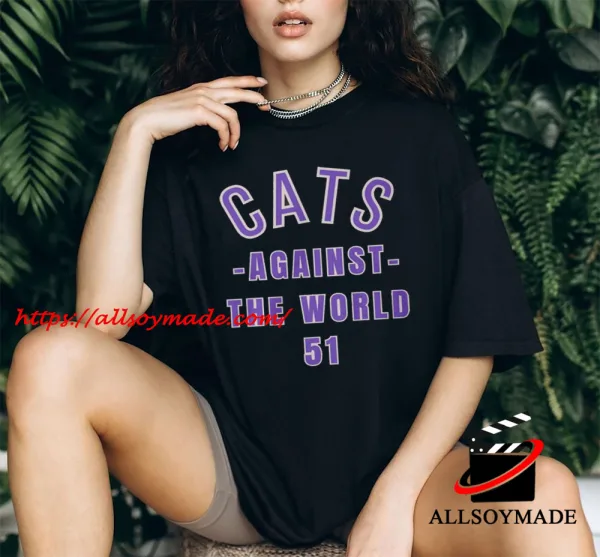 Hot Cats Against The World Football Northwestern T Shirt, Support Pat Fitzgerald T Shirt 1