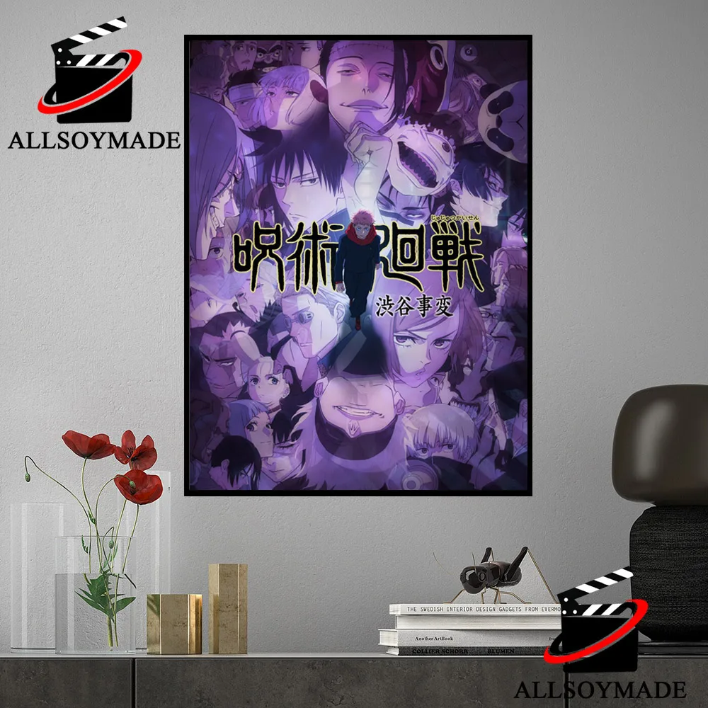 New Key Visual Shibuya Incident Arc Jujutsu Kaisen Season 2 Poster, Jujutsu  Kaisen Poster Wall Art - Allsoymade