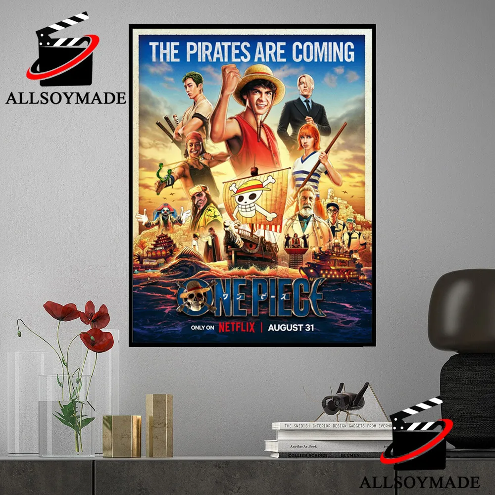 Trends International Netflix One Piece - Luffy Wanted Framed Wall