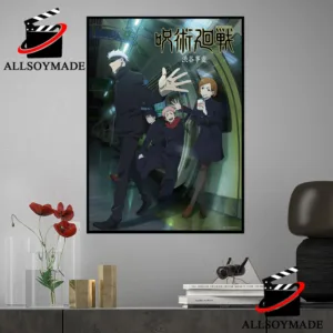 New Key Visual Gojo And Geto Jujutsu Kaisen Season 2 Poster, Jujutsu Kaisen  Poster Wall Art - Allsoymade