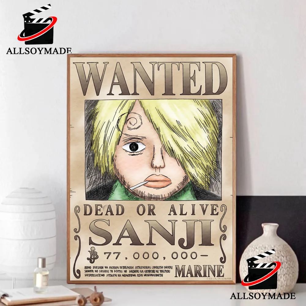 🏴‍☠️☠⚓One Piece Wanted Poster TEMPLATE