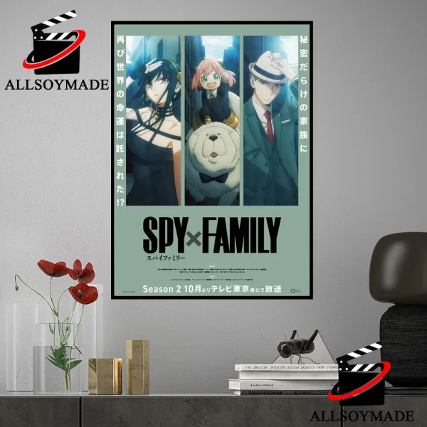 New Japanese Spy x Family Season 2 Poster, Anime Characters Spy x Family Poster