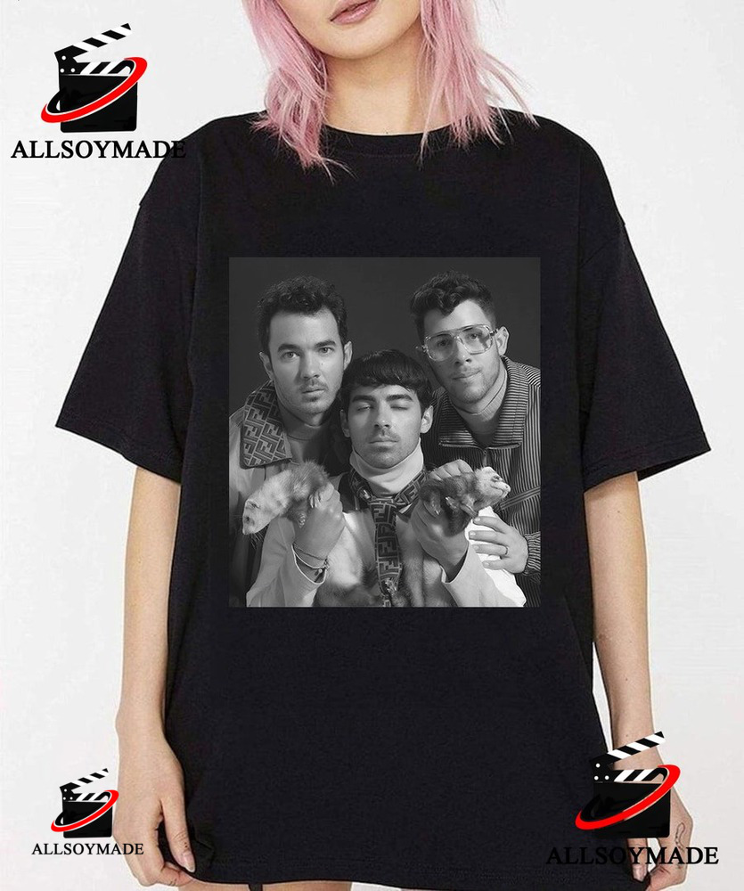 Vintage Pop Rock Band Super Star Jonas Brothers T Shirt, Cheap Jonas Brothers Merchandise