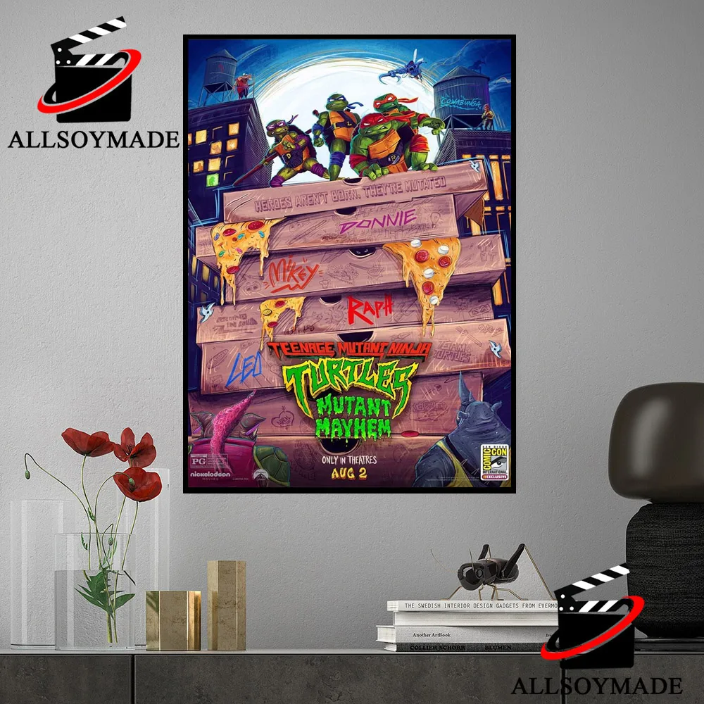 Poster Teenage Mutant Ninja Turtles - Turtles in Action, Wall Art, Gifts &  Merchandise