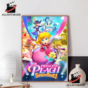 New Nintendo Switch Princess Peach Showtime Poster, The Super Mario Bros  Poster - Allsoymade