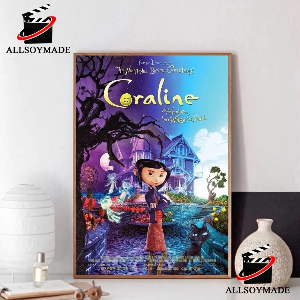  MAKMAN Coraline Horror Movie Poster Posters for Room