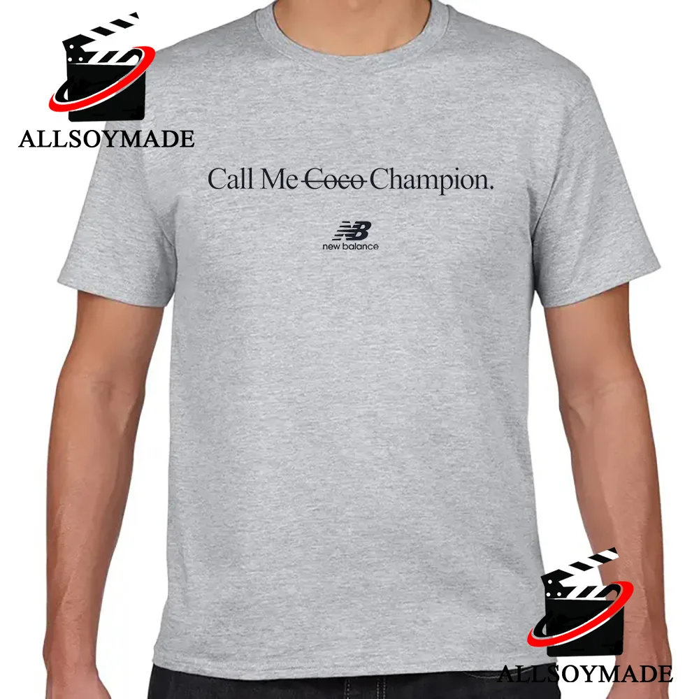 Cheap Call Shirt, Me New T Balance T Allsoymade Coco Champion - Shirt Gauff Coco