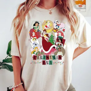 In My Christmas Eras Disney Shirt, Disney Princess Shirt,