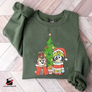 Christmas Bluey Dog Sweatshirt