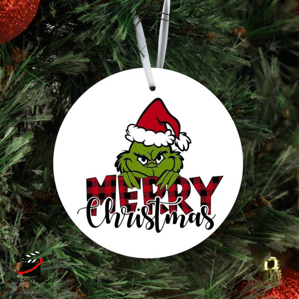 Merry Grinchmas - Personalized Christmas Gifts Custom Ornament For