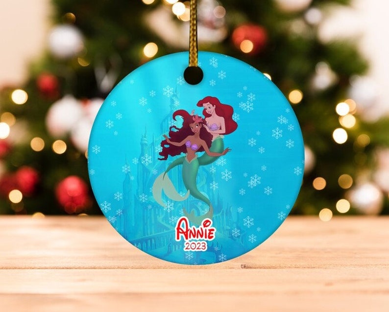 Stitch Reindeer Christmas Decorations Ceramic Circle Ornament, Disney Christmas  Ornaments, Disney Xmas Decorations - Allsoymade