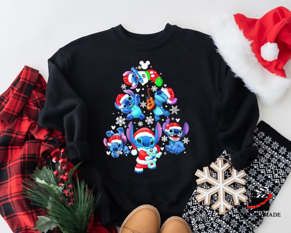 Disney Christmas Lilo Stitch Stitch Ugly Sweater Sweatshirt