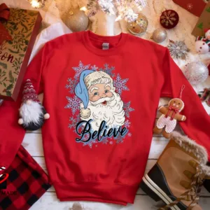 Cheap Blue Santa Claus Sweatshirt, Santa Claus Hoodie