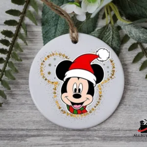 Disney Mickey Christmas Ceramic Ornament