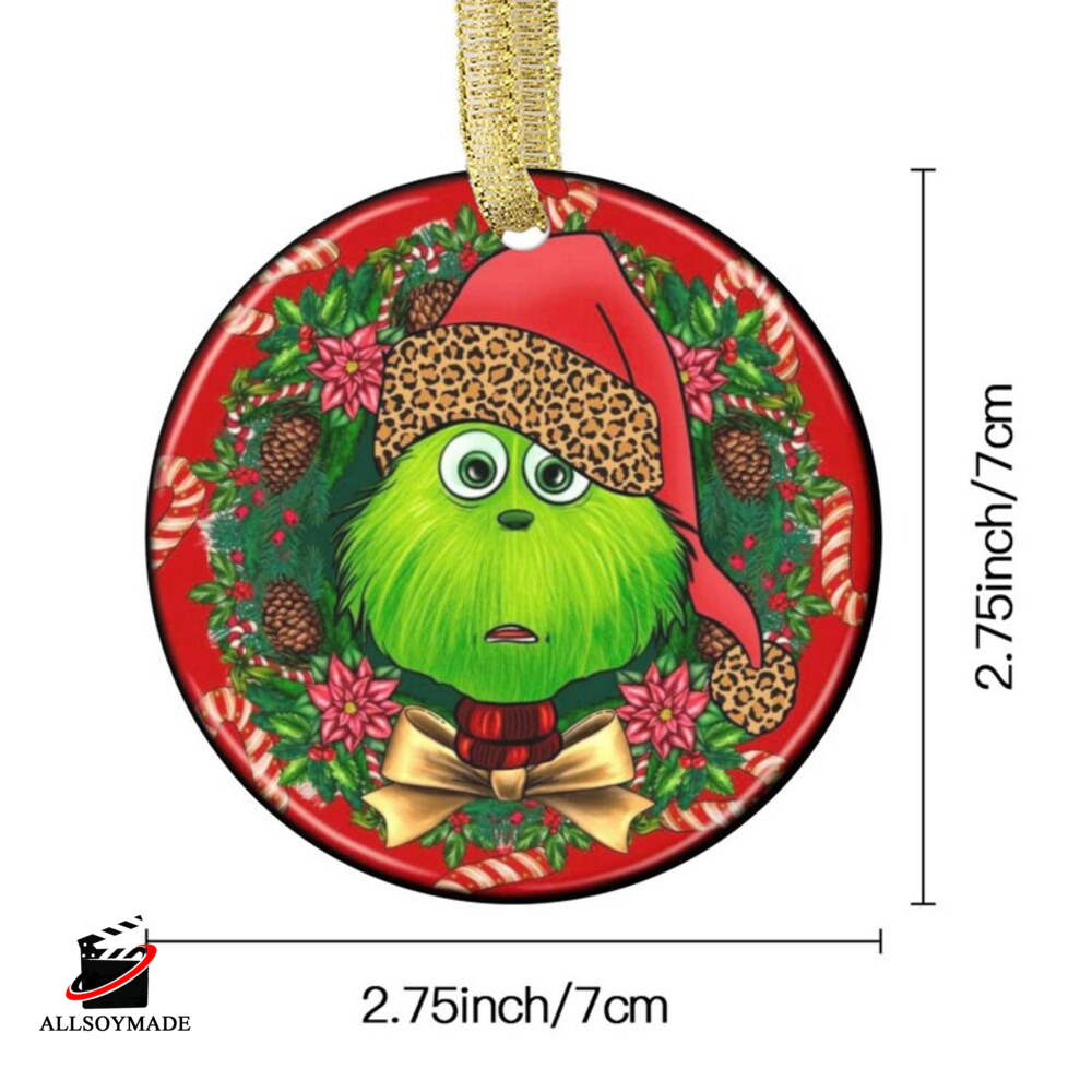 Grinch hand holding Louis Vuitton Ornament Sweatshirt