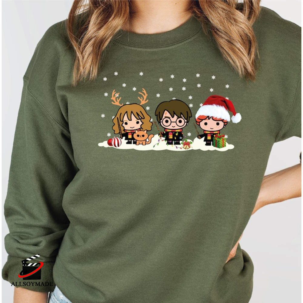 Harry Potter Christmas Sweatshirt, Magical Wizard Tee - Allsoymade