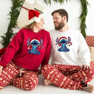 Disney Stitch Christmas Sweatshirt,Lilo And Stitch Couple Shirt