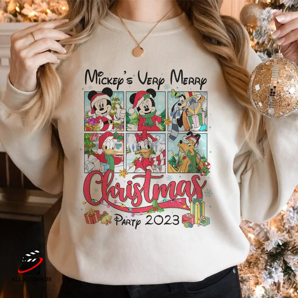 Disney Stitch Santa Christmas Light Sweatshirt - Allsoymade