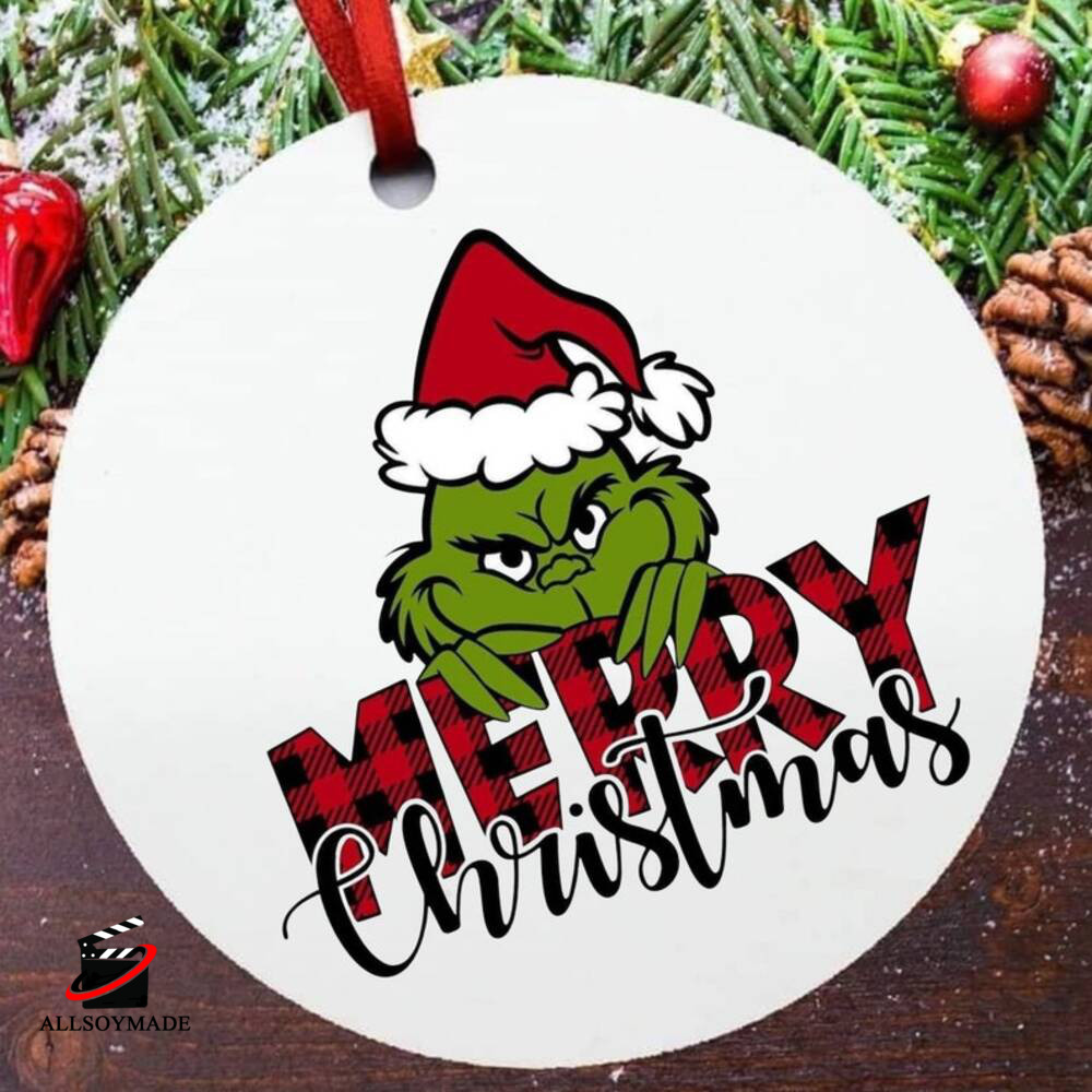 Merry Grinchmas - Personalized Christmas Gifts Custom Ornament For