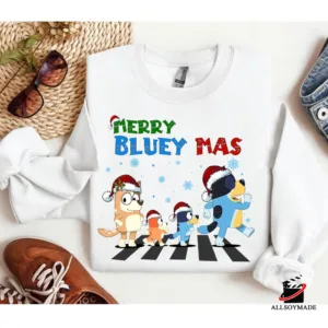 Bluey Family Merry Christmas Sweatshirt
