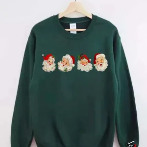 Vintage Christmas Santa Claus Sweatshirt